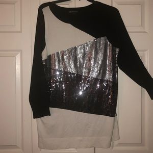 INC Sequined Sweater